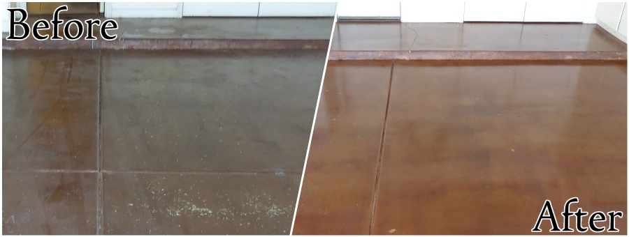 Concrete Restoration - Cleaning and Sealing